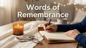 How to write a tribute and words of remembrance for a loved one - guide with examples